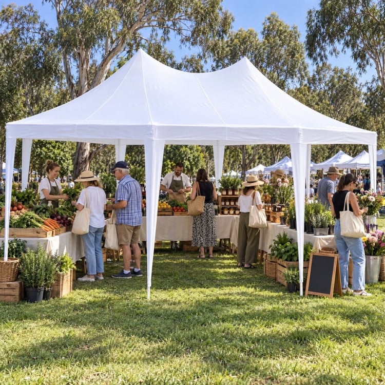 Wallaroo 6x4.5m Wedding Gazebo Marquee with Sidewalls image 11