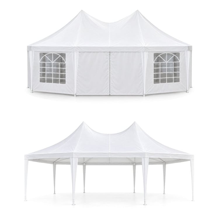 Wallaroo 6x4.5m Wedding Gazebo Marquee with Sidewalls image 13