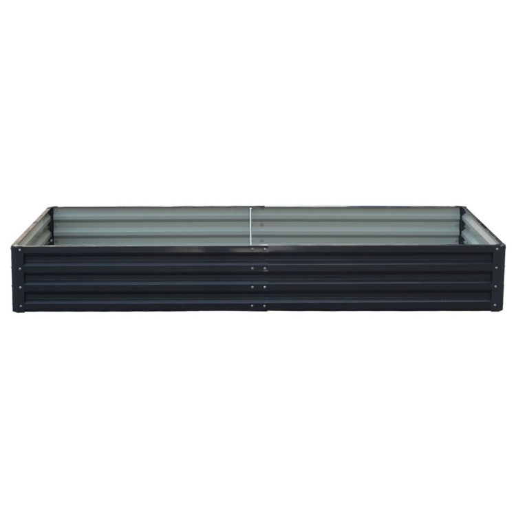 Wallaroo 150 x 90 x 30cm Galvanized Steel Garden Bed - Black image 4