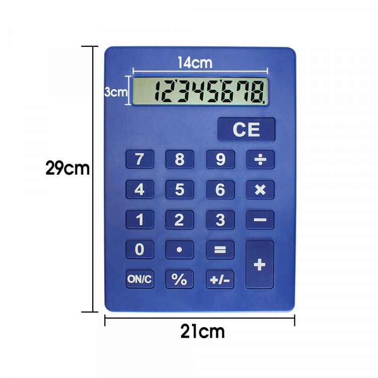Jumbo Calculator Large Size Display Orange image 5