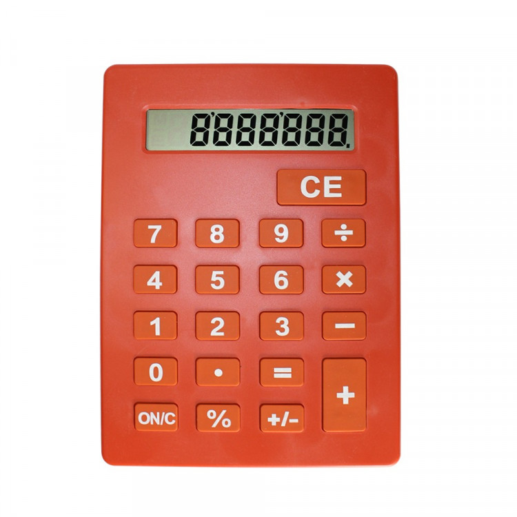 Jumbo Calculator Large Size Display Orange image 2