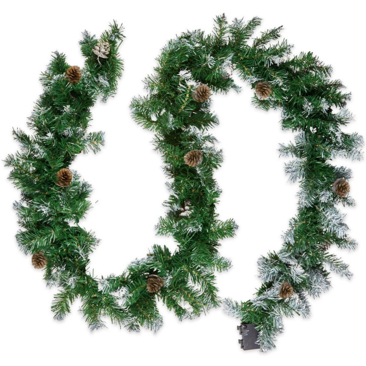 Christabelle Yuletide Glow Prelit Christmas Garland - 274cm image 4