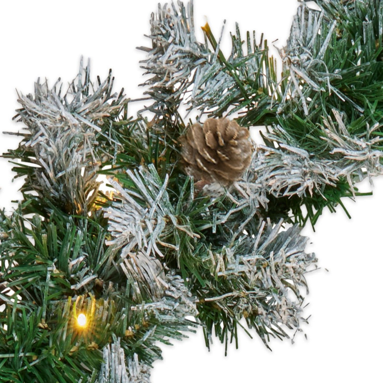 Christabelle Yuletide Glow Prelit Christmas Garland - 274cm image 7