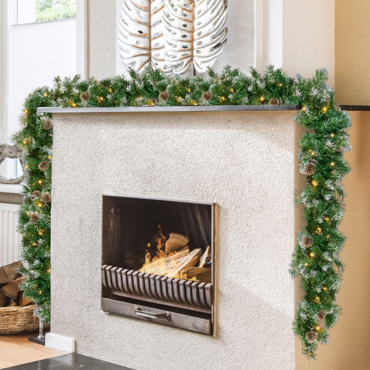Christabelle Yuletide Glow Prelit Christmas Garland - 274cm image 8