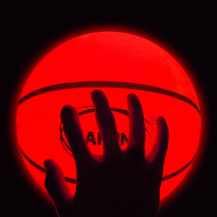 Kahuna Basketball L.E.D Glow Light Up Trampoline Ball image 3