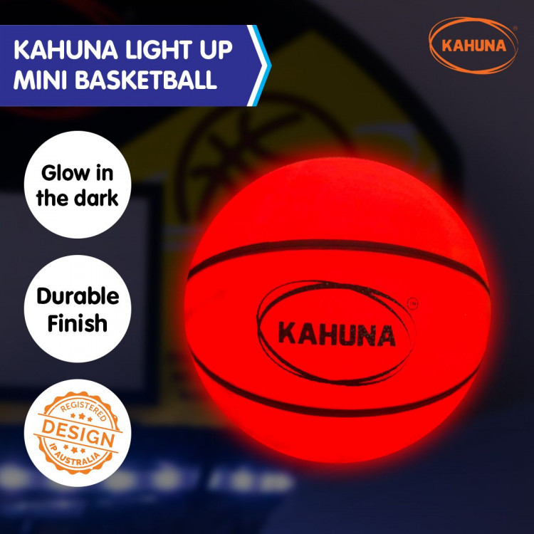 Kahuna Basketball L.E.D Glow Light Up Trampoline Ball image 4