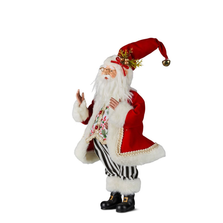 Holly Santa Claus  42cm image 3