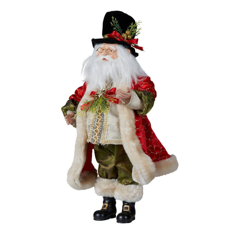 Christabelle Top Hat Santa Claus Christmas Decoration 46cm image 3