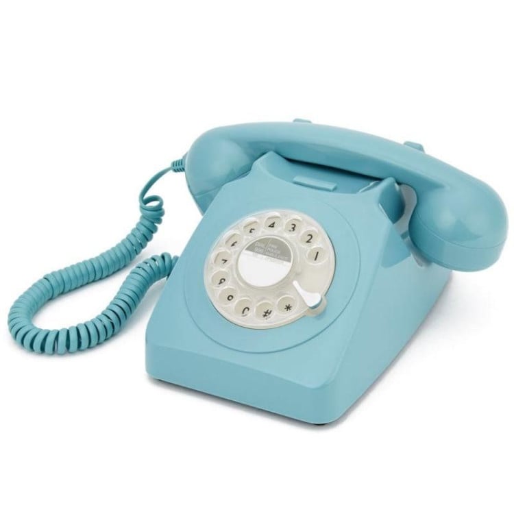 GPO 746 ROTARY TELEPHONE - BLUE