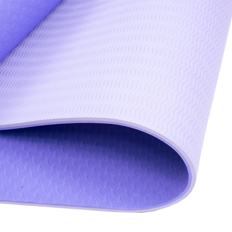 Powertrain TPE Pilates Exercise Yoga Mat 8mm - Light Purple image 4