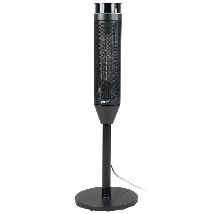 Pronti Electric Tower Heater 2000W Ceramic Portable Remote - Black image 2