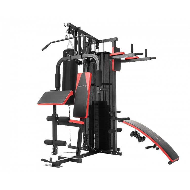 Multi-Station Home Gym with Punching Bag - 165lbs image 2