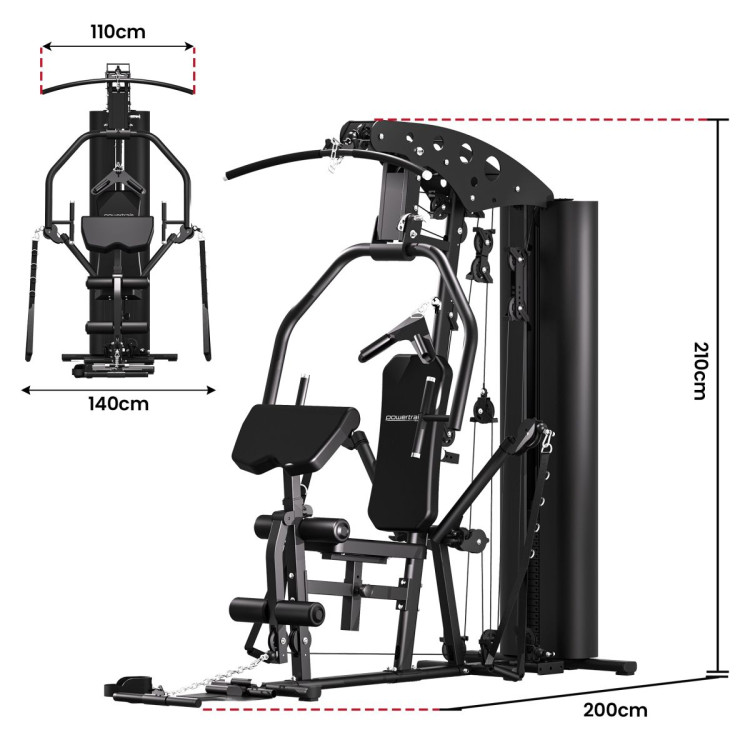 Powertrain Home Multi Gym 560 Full Body Training with 90kg Weight Stack Home Gym image 5
