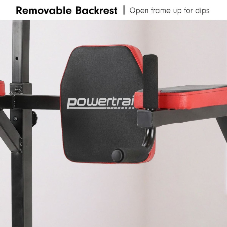 Powertrain J06 Multi-Function Power Tower Pull Up Chin Up Dip Station Heavy Duty Home Gym Strength Training Equipment image 8