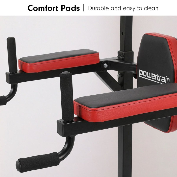 Powertrain J06 Multi-Function Power Tower Pull Up Chin Up Dip Station Heavy Duty Home Gym Strength Training Equipment image 9