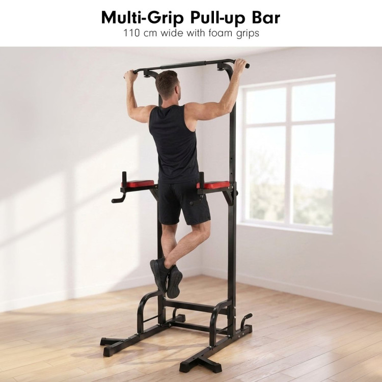 Powertrain J06 Multi-Function Power Tower Pull Up Chin Up Dip Station Heavy Duty Home Gym Strength Training Equipment image 12