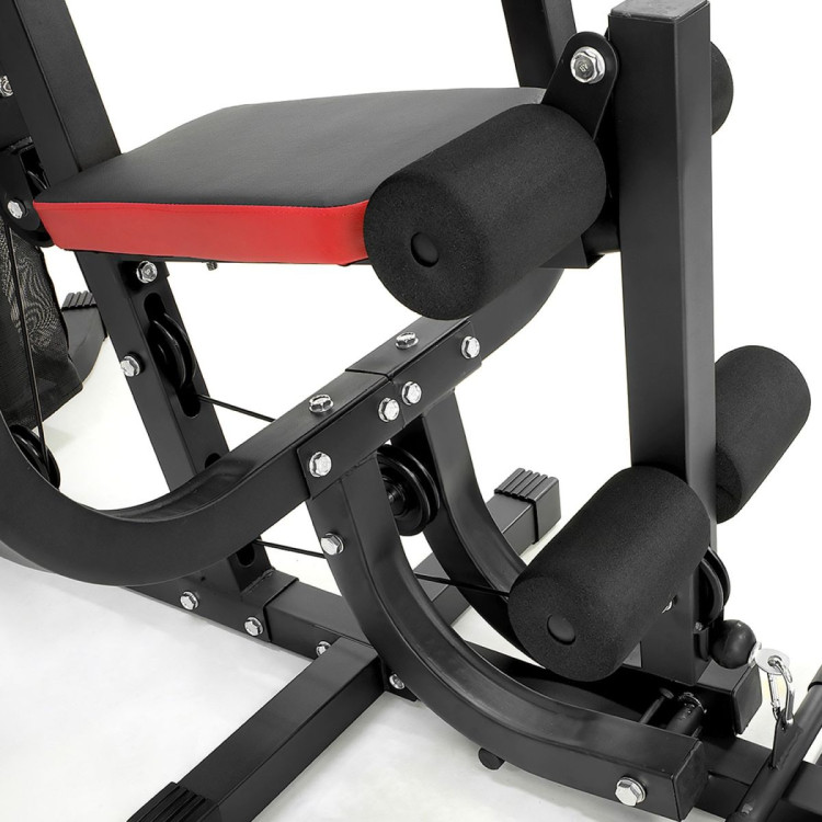 Powertrain Home Gym Station w/ Boxing Punching Bag & Speed Ball image 7