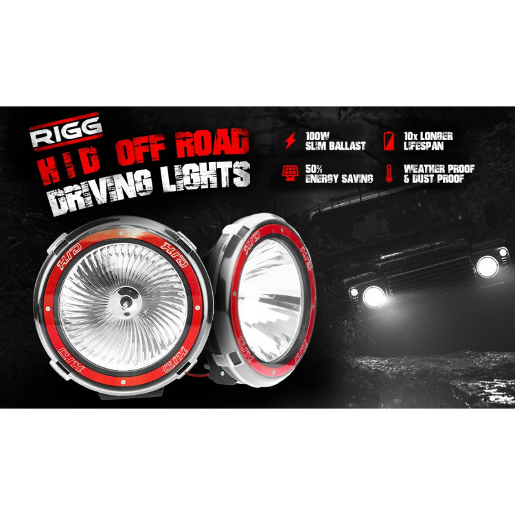 HID 9 Light CH678 100W RED image 3