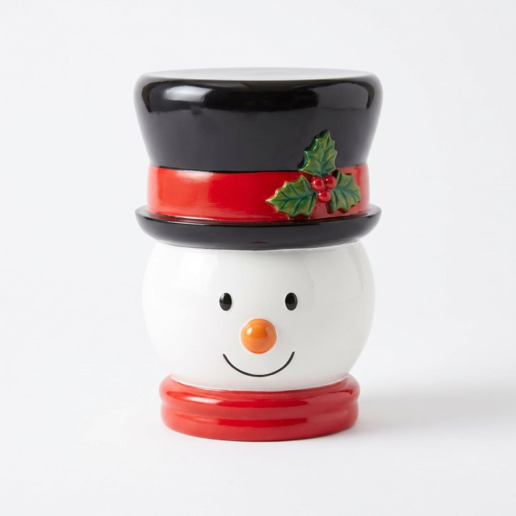 Christabelle Snowman Christmas Stool Seat Chair Indoor Outdoor image 4