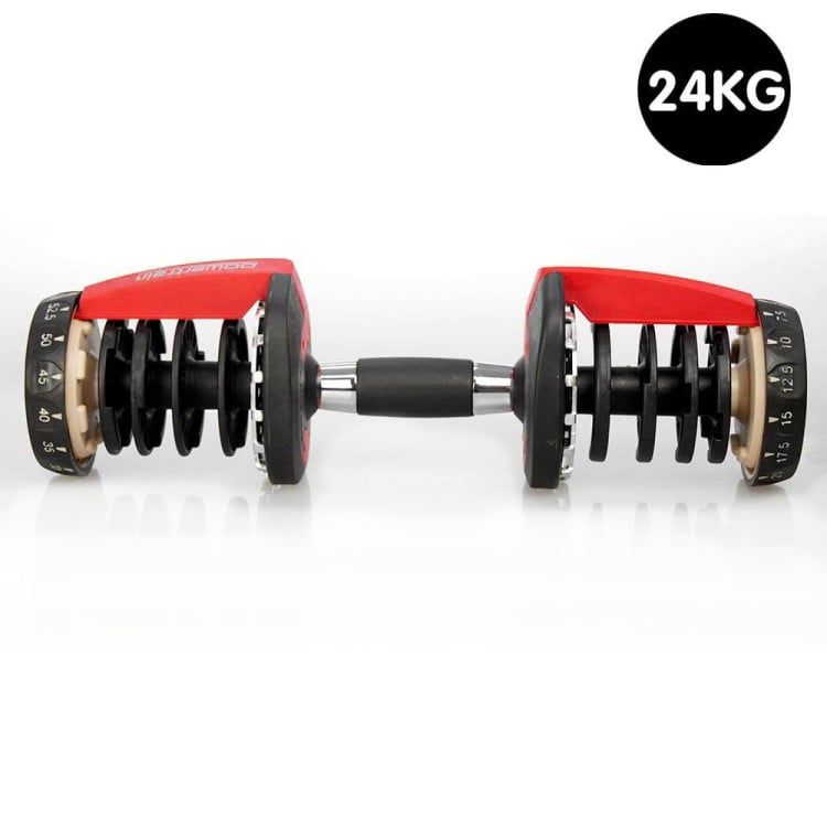 Powertrain 1x Adjustable Home Gym Handle for 24kg Dumbbell only