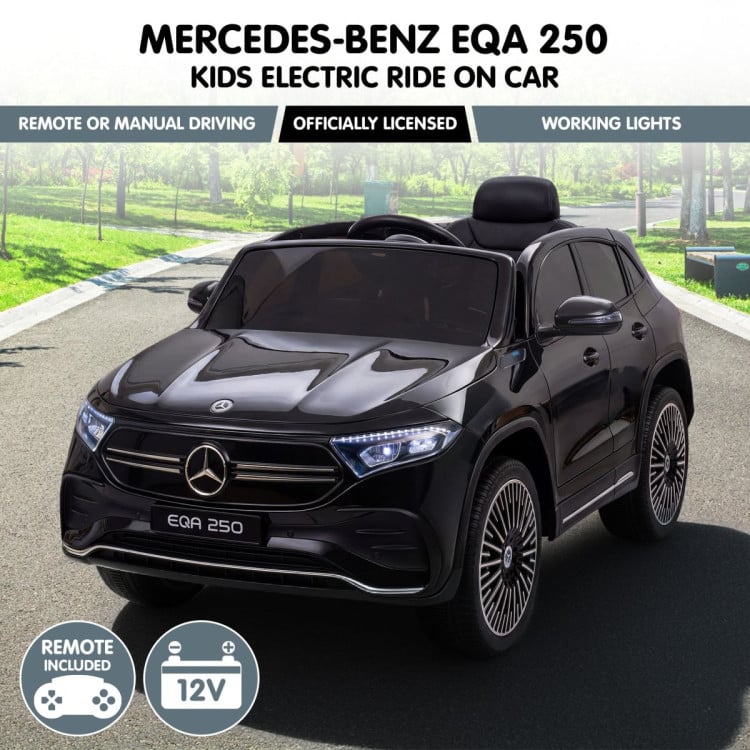 Mercedes-Benz EQA 250 Kids 12V Electric Ride-On Car with Parental Remote Control image 13