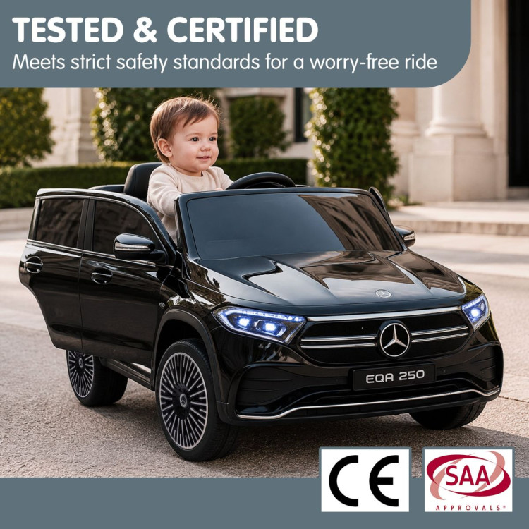 Mercedes-Benz EQA 250 Kids 12V Electric Ride-On Car with Parental Remote Control image 10