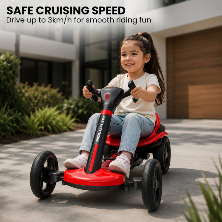 Rollplay Flex Kart 6V Electric Ride-On Foldable Kids Racing Go Kart image 9
