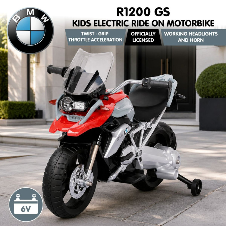 BMW R1200 GS 6V Electric Ride-On Motorcycle for Kids image 13
