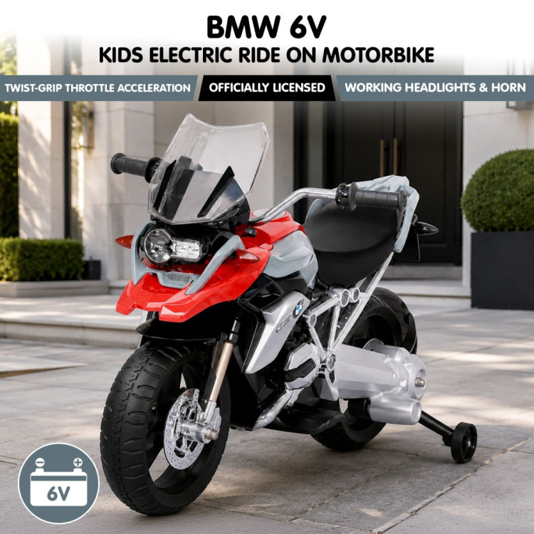 BMW R1200 GS 6V Electric Ride-On Motorcycle for Kids image 12