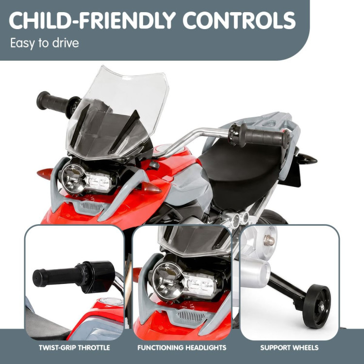 BMW R1200 GS 6V Electric Ride-On Motorcycle for Kids image 9