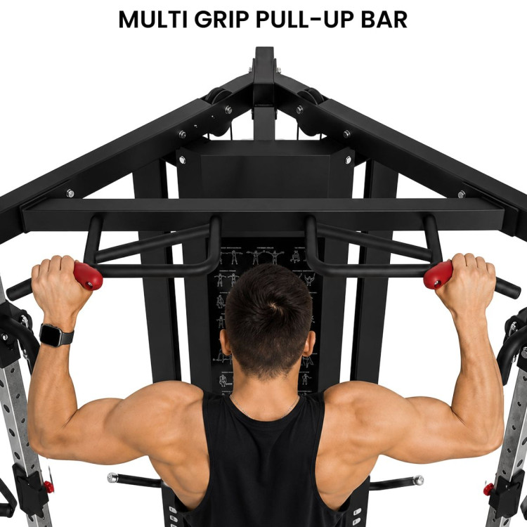 Powertrain Home Gym Station Functional Trainer Power Rack 136kg Weight Stack image 9