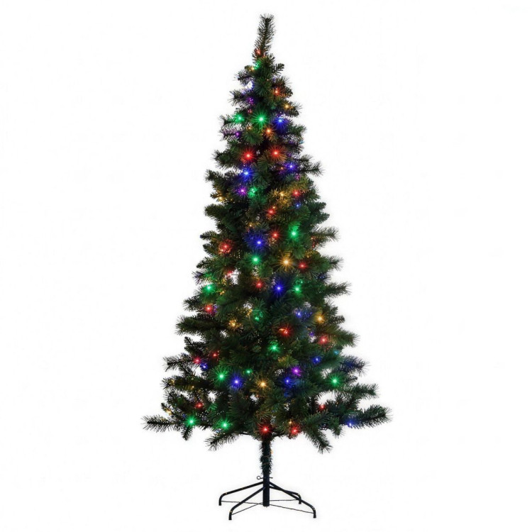 Christabelle 1.8m 6ft Lakeland Pine Christmas Tree Pre Lit Multi Function LED Artificial Indoor Xmas Decor Home image 3