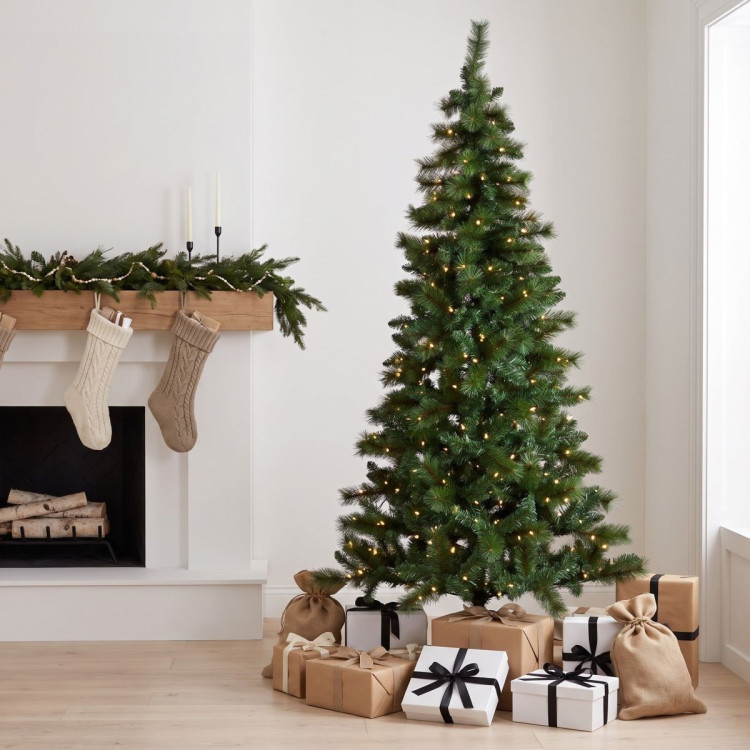 Christabelle 2.3m 7.5ft Lakeland Pine Christmas Tree Pre Lit Multi Function LED Artificial Indoor Xmas Decor Home image 8