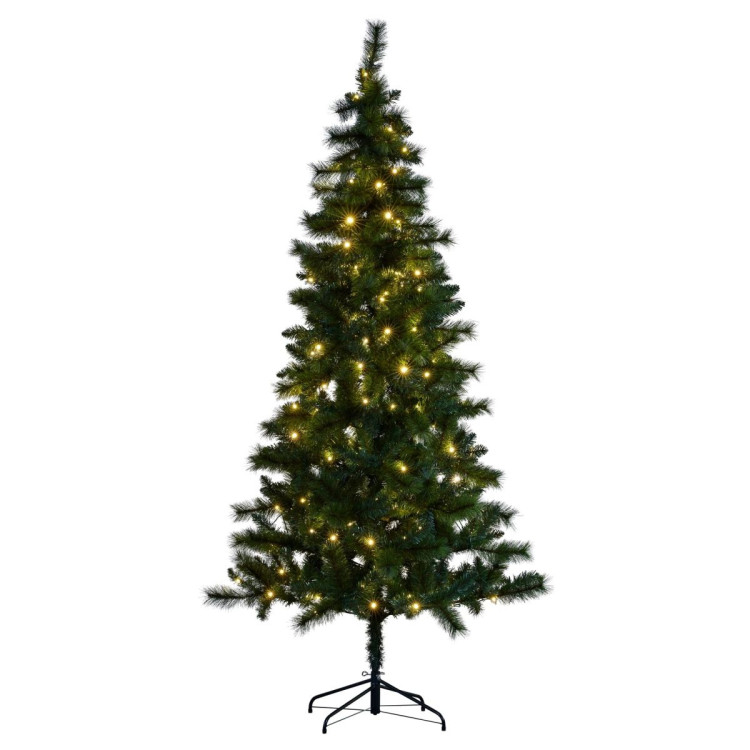 Christabelle 2.3m 7.5ft Lakeland Pine Christmas Tree Pre Lit Multi Function LED Artificial Indoor Xmas Decor Home image 11