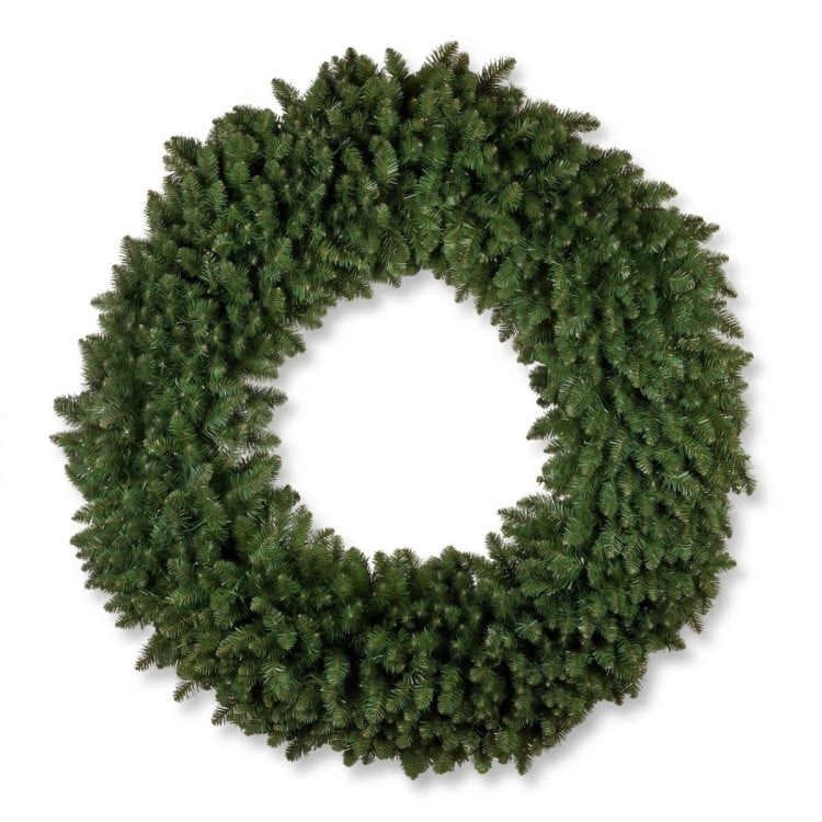 Christabelle 1.52m Nordic Pine Christmas Wreath Pre Lit White LED Large Statement Front Door Xmas Decoration Home image 5