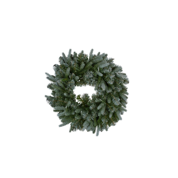 61cm Silver Fir Christmas Wreath with Lights image 3