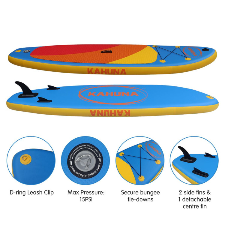 Kahuna Hana Inflatable Stand Up Paddle Board 10FT w/ iSUP Accessories image 6