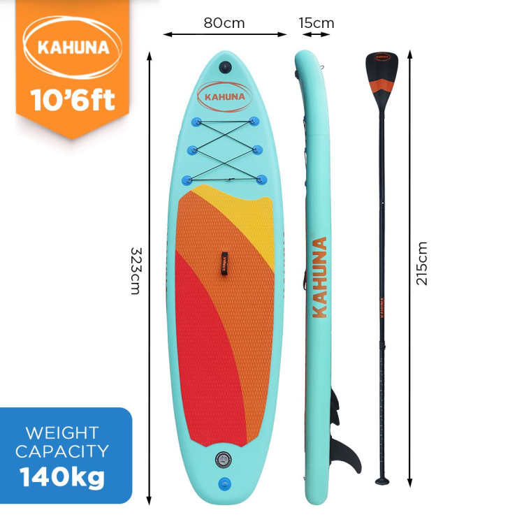 Kahuna Hana Inflatable Stand Up Paddle Board 10ft6in iSUP Accessories image 9