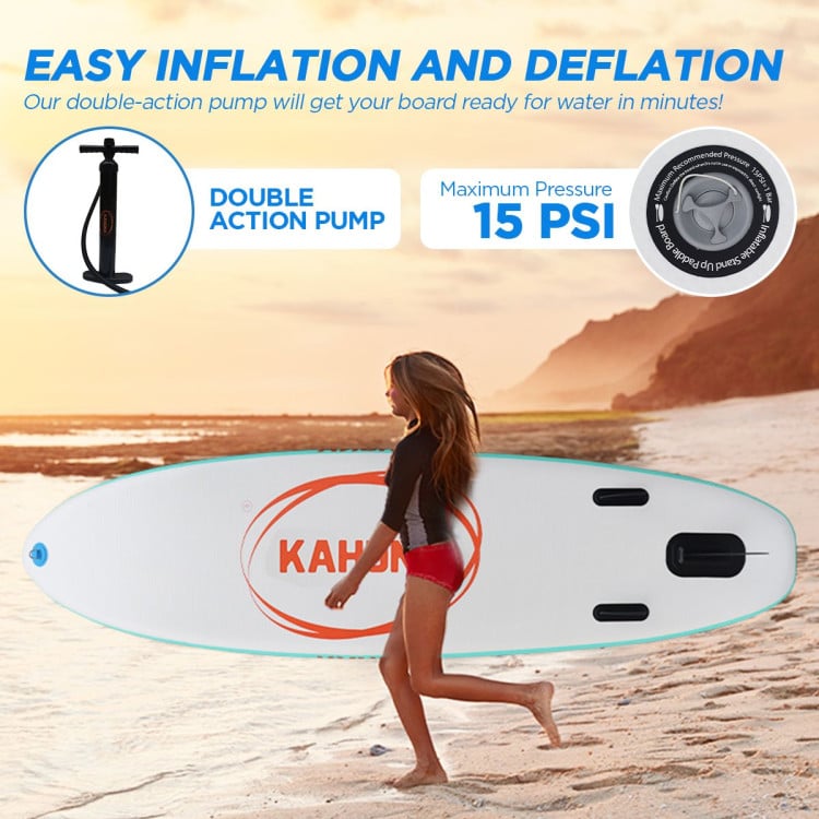 Kahuna Hana Inflatable Stand Up Paddle Board 11FT w/ iSUP Accessories image 10