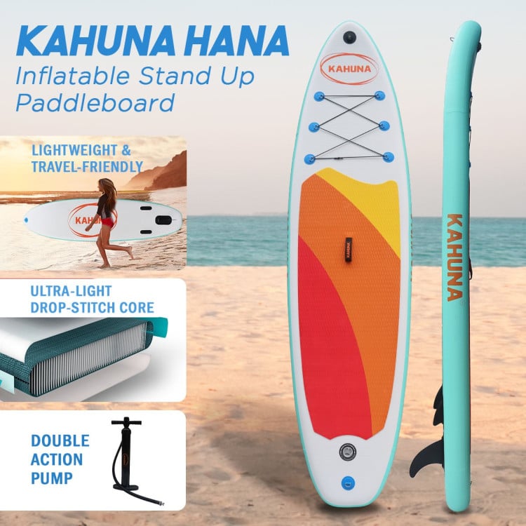 Kahuna Hana Inflatable Stand Up Paddle Board 11FT w/ iSUP Accessories image 4