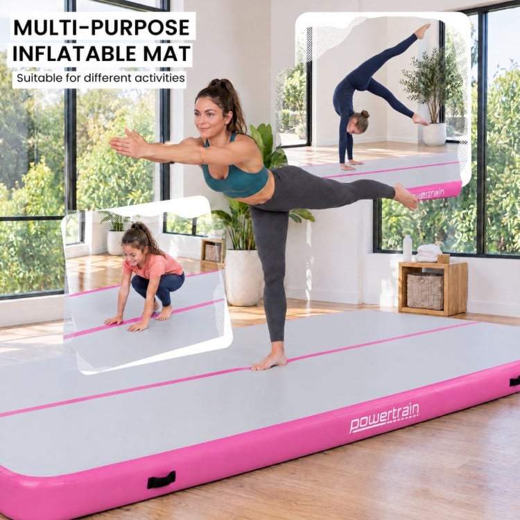 Powertrain 7m Airtrack Tumbling Mat Gymnastics Exercise 20cm Air Track with Pump image 8