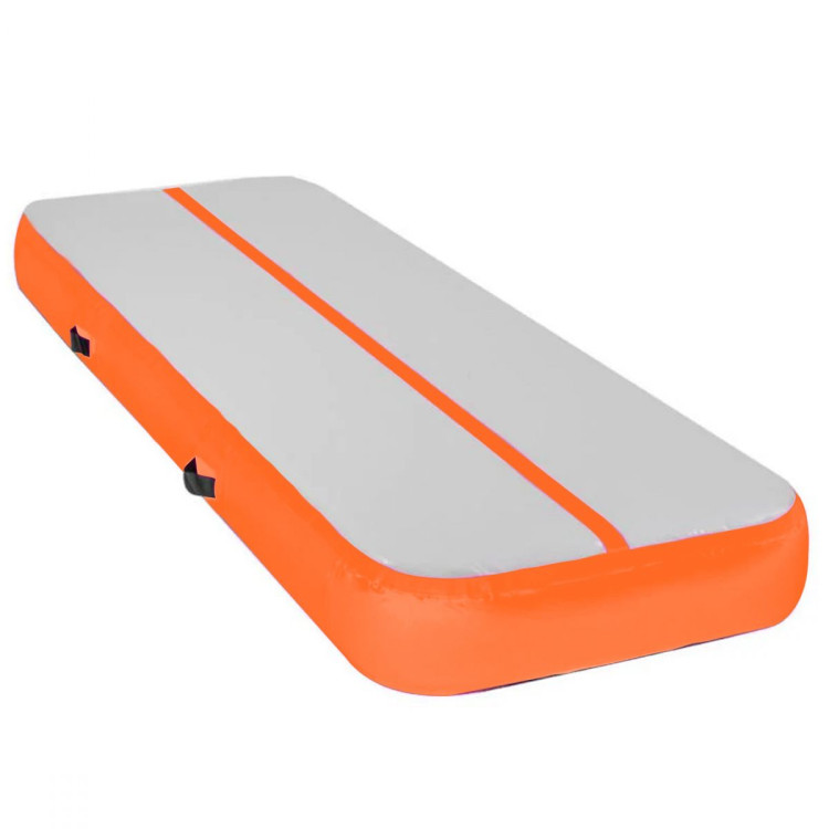 4m x 1m Air Track Inflatable Gymnastics Tumbling Mat - Orange image 2
