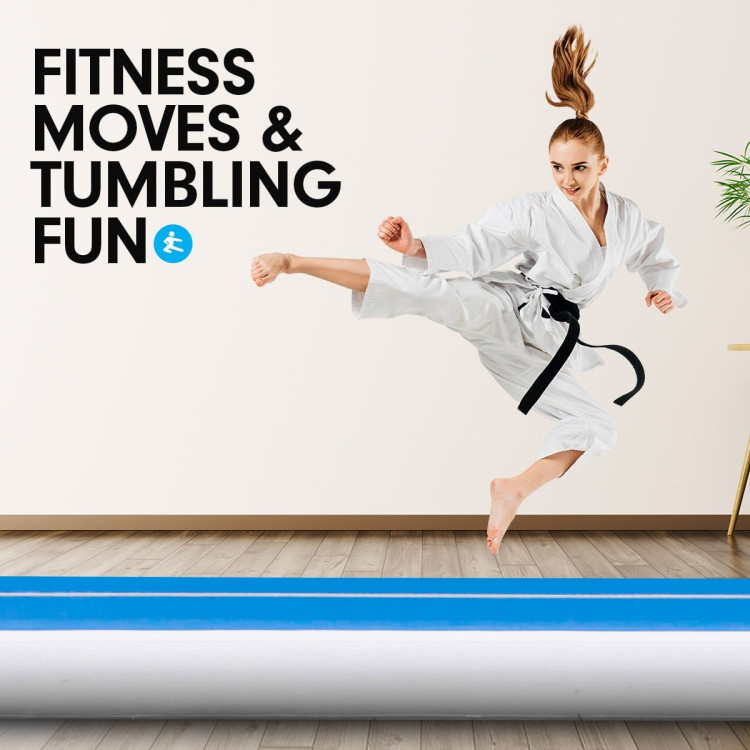 Powertrain 4m Airtrack Tumbling Mat Gymnastics Exercise Air Track with Pump image 10