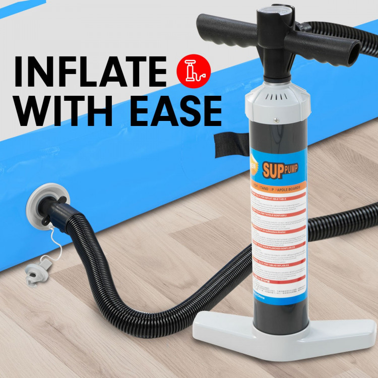 Manual Hand SUP Pump for Inflatables Air Mattresses Beds Toys Mats image 5