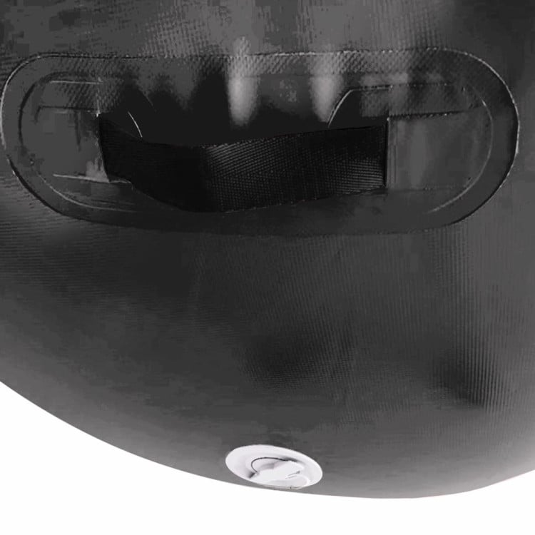 Inflatable Air Exercise Roller Gymnastics Gym Barrel 120 x 75cm Black image 6