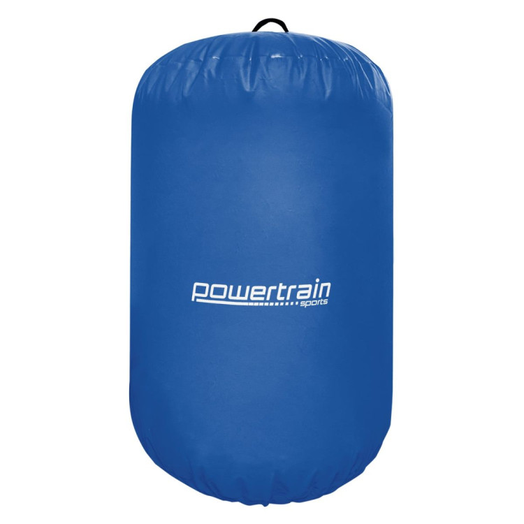 Inflatable Air Exercise Roller Gymnastics Gym Barrel 120 x 75cm Blue