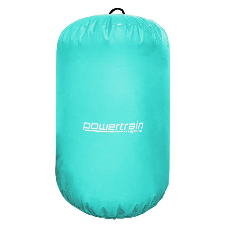 Inflatable Air Exercise Roller Gymnastics Gym Barrel 120 x 75cm Green