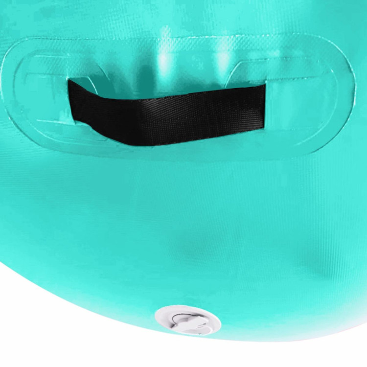 Inflatable Air Exercise Roller Gymnastics Gym Barrel 120 x 75cm Green image 6