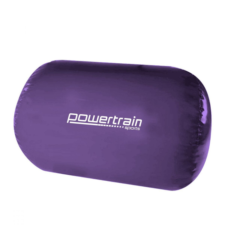 Inflatable Air Exercise Roller Gymnastics Gym Barrel 120 x 75cm Purple image 3