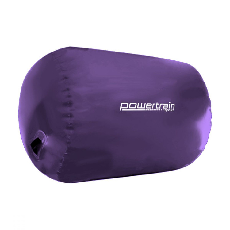 Inflatable Air Exercise Roller Gymnastics Gym Barrel 120 x 75cm Purple image 4